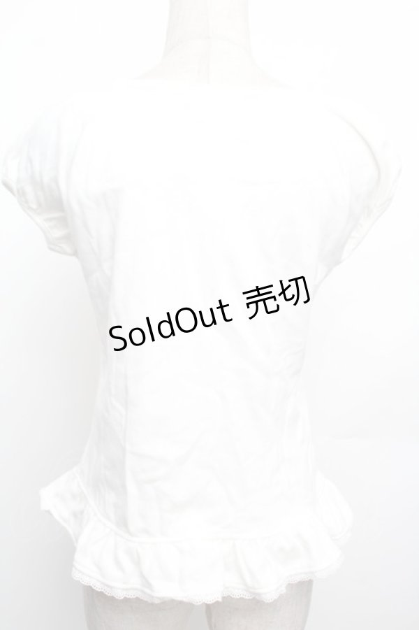 画像2: BABY,THE STARS SHINE BRIGHT / Distortion NANA CHARMMY Tシャツ  白 S-26-01-15-003-BA-TO-AS-ZS (2)