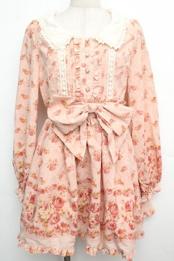 画像1: LIZ LISA / ローズブーケワンピース  ピンク S-26-01-15-040-LO-OP-AS-ZS (1)