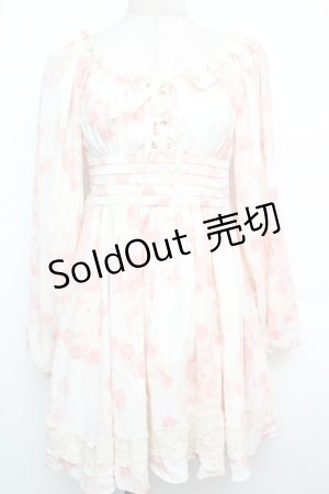 画像: LIZ LISA / 花柄シフォンワンピース  オフ S-26-01-15-041-LO-OP-AS-ZS