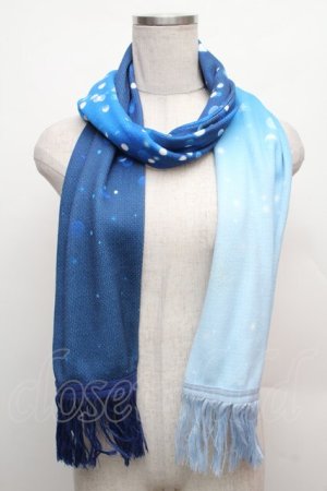 画像: LOLITA / マフラー  ブルー S-26-01-16-042-LO-ZA-HR-ZS