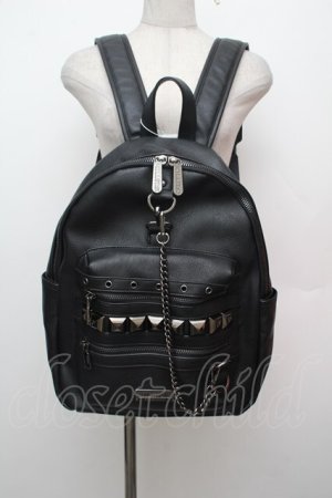 画像: KILLSTAR / Crusher Backpack  黒 S-26-01-16-049-PU-BG-HR-ZS