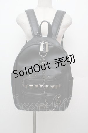 画像: KILLSTAR / Crusher Backpack  黒 S-26-01-16-049-PU-BG-HR-ZS