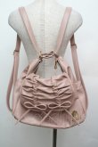 画像2: m petit by misako / AM*NIリボン3WAY バッグ  ピンク S-26-01-16-051-LO-BG-HR-ZS (2)