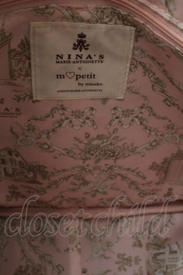 画像4: m petit by misako / AM*NIリボン3WAY バッグ  ピンク S-26-01-16-051-LO-BG-HR-ZS (4)