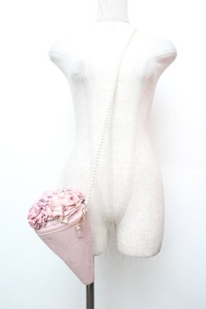 画像: Maison de FLEUR / ブーケショルダーバッグ  ピンク S-26-01-16-052-LO-BG-HR-ZS