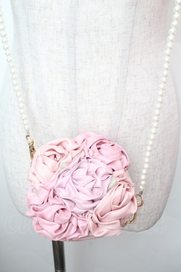 画像3: Maison de FLEUR / ブーケショルダーバッグ  ピンク S-26-01-16-052-LO-BG-HR-ZS (3)