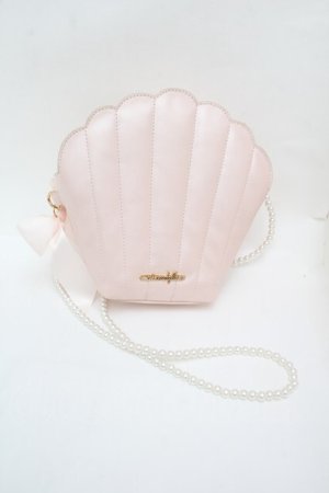 画像: Maison de FLEUR / Ariel/シェルモチーフショルダーバッグ  ピンク S-26-01-16-053-LO-BG-HR-ZS