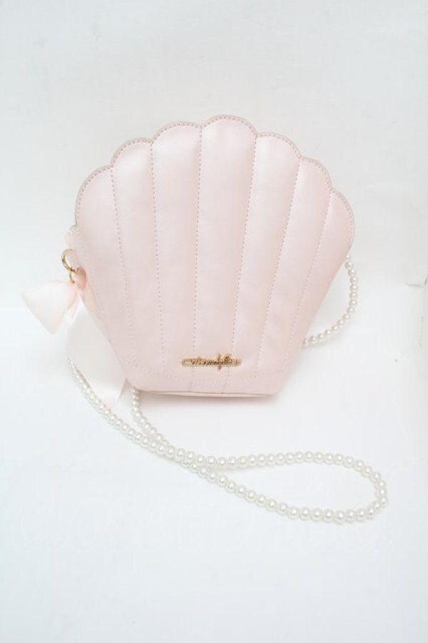 画像1: Maison de FLEUR / Ariel/シェルモチーフショルダーバッグ  ピンク S-26-01-16-053-LO-BG-HR-ZS (1)