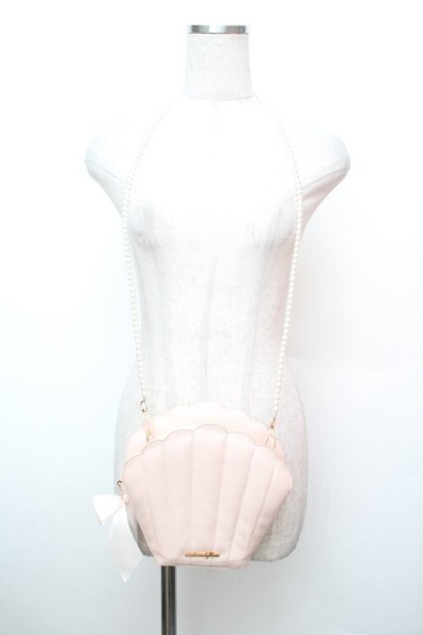 画像3: Maison de FLEUR / Ariel/シェルモチーフショルダーバッグ  ピンク S-26-01-16-053-LO-BG-HR-ZS (3)