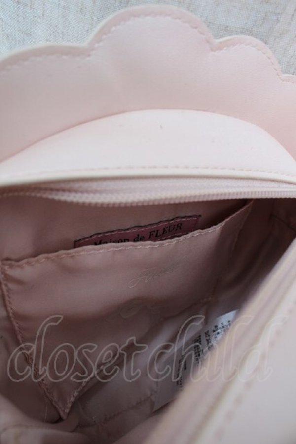 画像4: Maison de FLEUR / Ariel/シェルモチーフショルダーバッグ  ピンク S-26-01-16-053-LO-BG-HR-ZS (4)