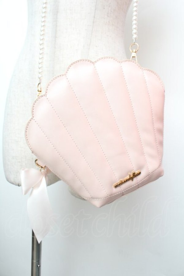 画像5: Maison de FLEUR / Ariel/シェルモチーフショルダーバッグ  ピンク S-26-01-16-053-LO-BG-HR-ZS (5)