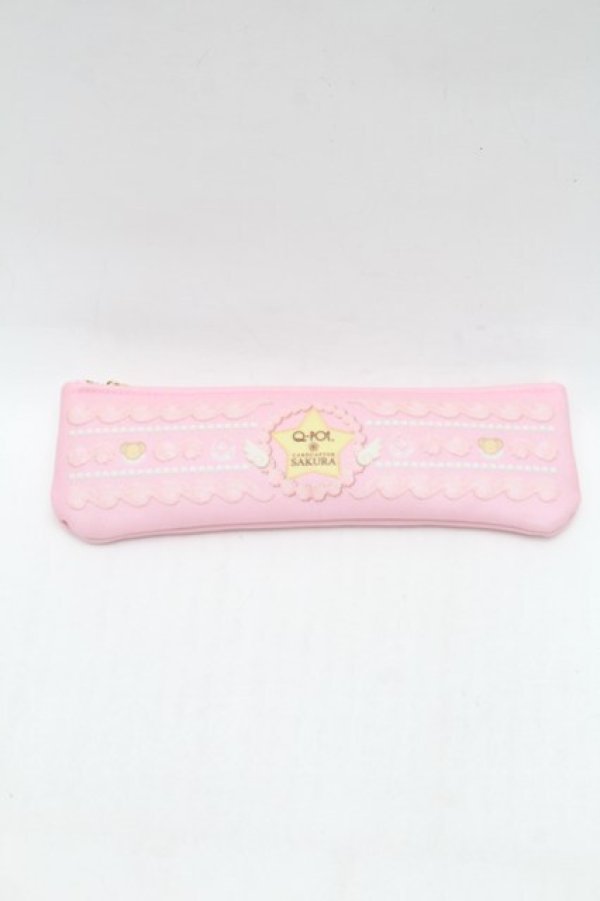 画像1: Q-pot. / 〜さくらのペンケース風アクセサリーケース〜  ピンク S-26-01-16-008-QP-ZA-HR-ZS (1)