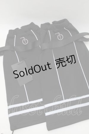 画像: ililil / サイバーリフレクターレッグカバー  黒 S-26-01-16-011-PU-ZA-HR-ZS