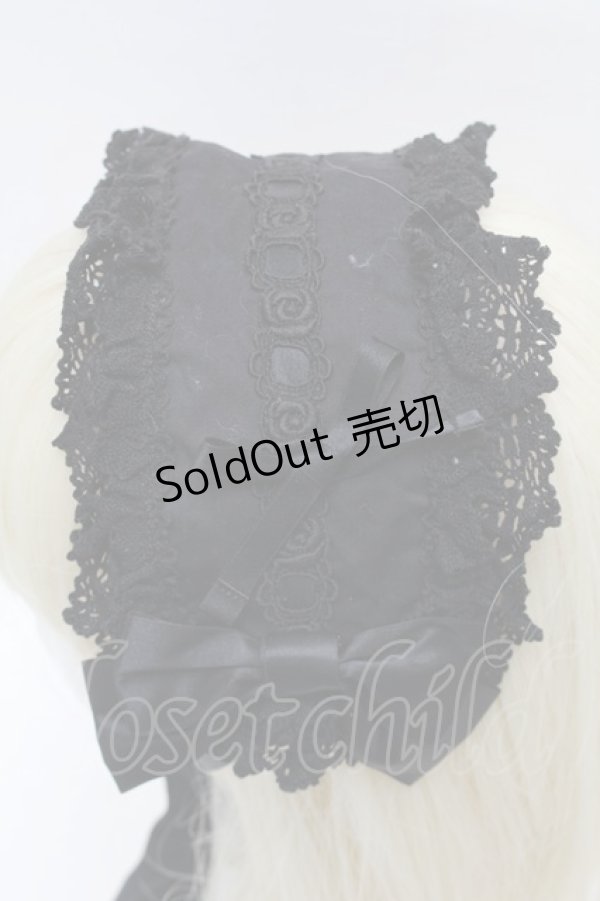 画像2: BABY,THE STARS SHINE BRIGHT / はしごレースヘッドドレス  黒 S-26-01-16-029-BA-AC-AS-ZS (2)