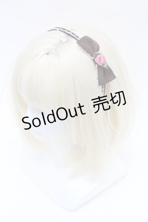 画像: Innocent World / ミニバラカチューシャ  ブラウン S-26-01-16-032-IW-ZA-HR-ZS