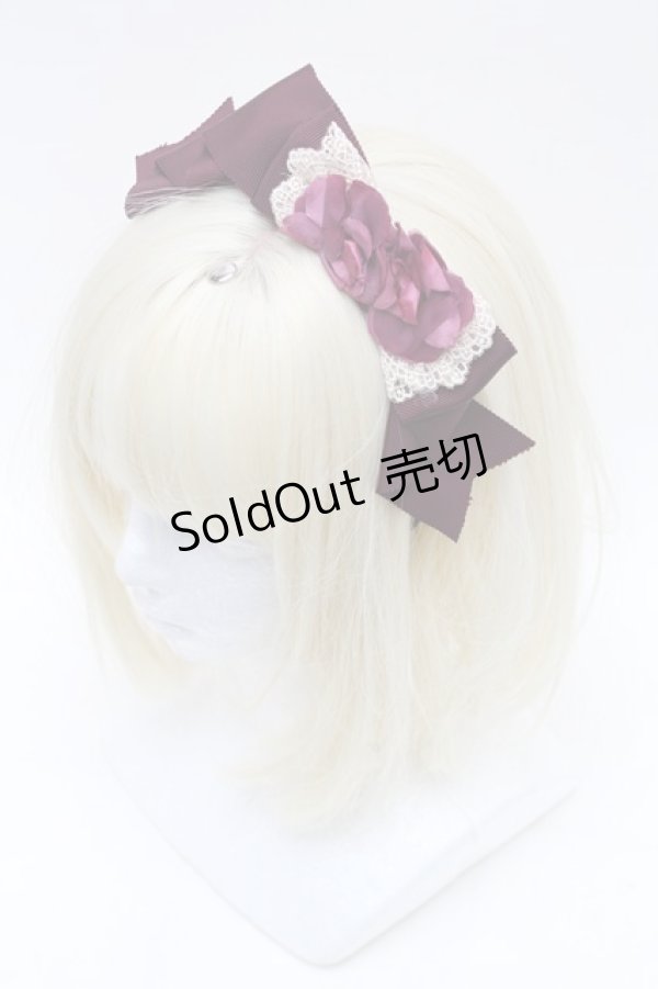 画像1: Innocent World / ドロテアローズカチューシャ  パープル S-26-01-16-033-IW-AC-HR-ZS (1)