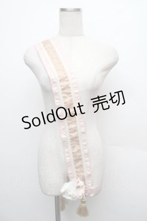 画像: ALICE and the PIRATES / Classical Ladyエシャルプ  ピンク S-26-01-16-041-PA-AC-HR-ZS