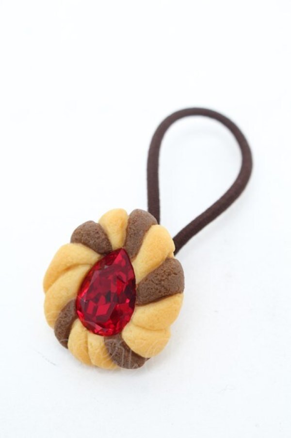 画像1: Q-pot. / ジュエルクッキーヘアゴム(ストロベリー)   S-26-01-17-001-QP-ZA-AS-ZS (1)