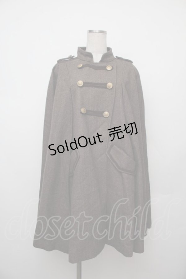 画像1: axes femme / ナポレオンマント風コート  ブラウン S-26-01-17-032-AX-CO-AS-ZTC036 (1)