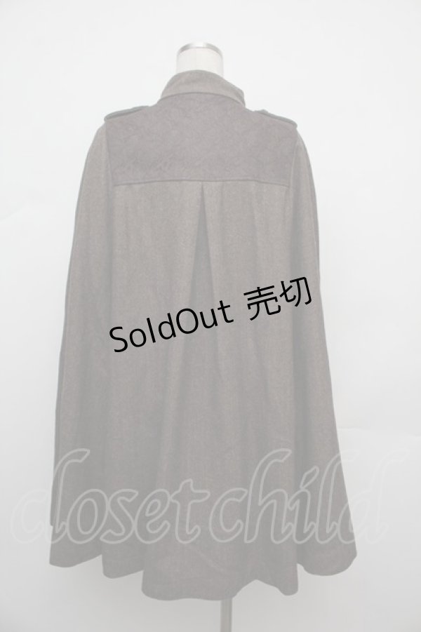 画像2: axes femme / ナポレオンマント風コート  ブラウン S-26-01-17-032-AX-CO-AS-ZTC036 (2)