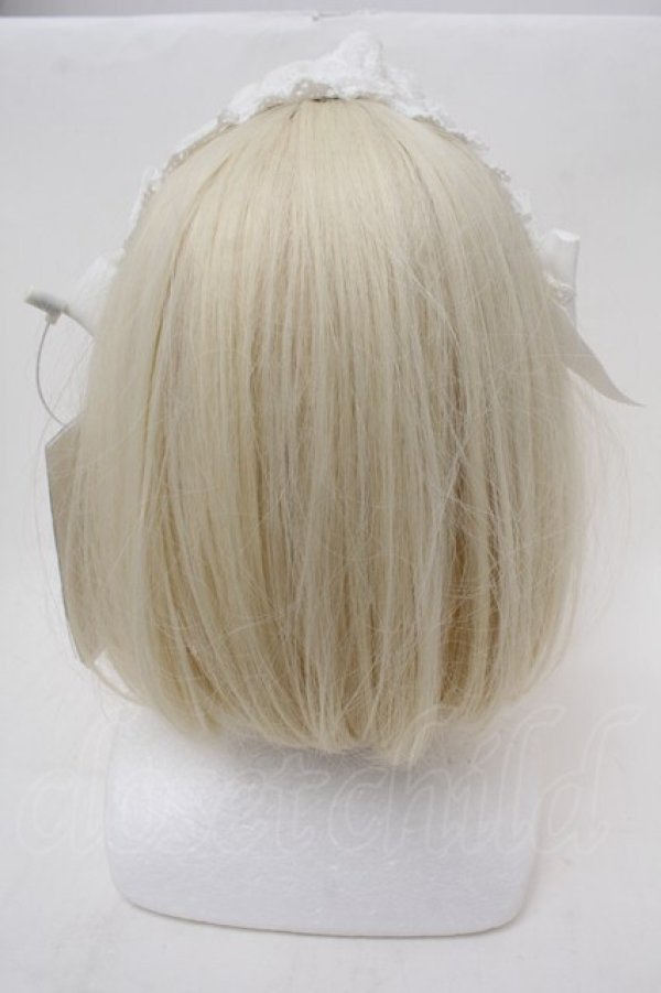 画像3: BABY,THE STARS SHINE BRIGHT / Creamy Ribbonヘッドドレス  白 S-26-01-17-004-BA-AC-AS-ZS (3)