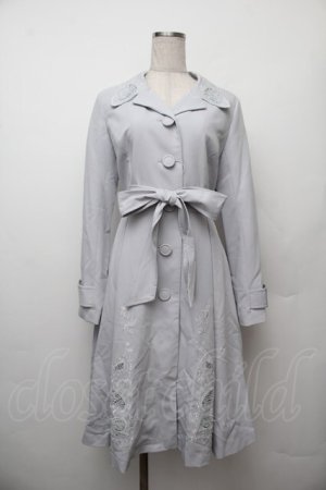 画像: Secret Honey / エンブロイダリースプリングコート(シンデレラver)  グレー S-26-01-17-034-CA-CO-HR-ZS