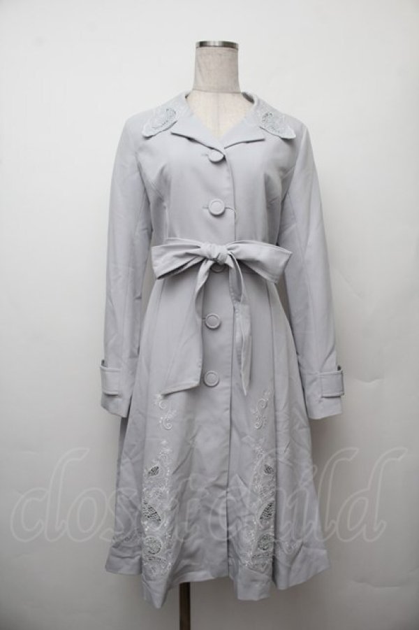 画像1: Secret Honey / エンブロイダリースプリングコート(シンデレラver)  グレー S-26-01-17-034-CA-CO-HR-ZS (1)