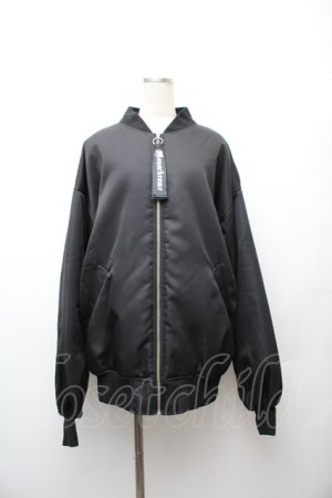 画像: Jamie エーエヌケー / ビッグシルエット MA-1 中綿ブルゾン  黒 S-26-01-17-038-LO-JA-HR-ZS