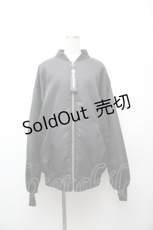 画像: Jamie エーエヌケー / ビッグシルエット MA-1 中綿ブルゾン  黒 S-26-01-17-038-LO-JA-HR-ZS