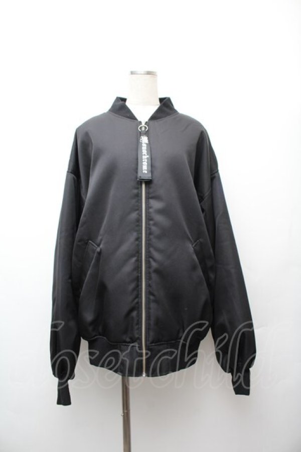 画像1: Jamie エーエヌケー / ビッグシルエット MA-1 中綿ブルゾン  黒 S-26-01-17-038-LO-JA-HR-ZS (1)