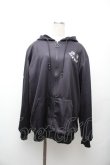 画像1: NieR Clothing / 転写裏起毛パーカー  黒 S-26-01-17-039-PU-TO-HR-ZS (1)