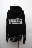 画像2: NieR Clothing / ロゴ裏起毛ZIPパーカー  黒 S-26-01-17-041-PU-TO-HR-ZS (2)