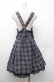 画像3: axes femme / チェック柄ジャンドレ  紺 S-26-01-17-047-AX-OP-HR-ZS (3)