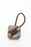 画像1: Q-pot. / プチチョコレートコーヒービーンズヘアゴム  ブラウン S-26-01-17-011-QP-ZA-AS-ZS (1)