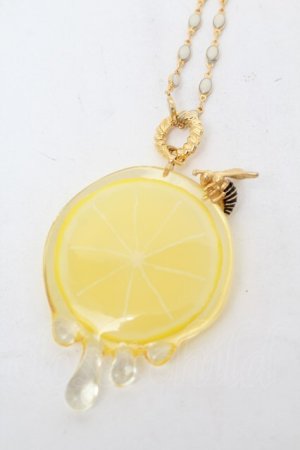画像: Q-pot. / ハチトミツトレモンネックレス   S-26-01-17-002-QP-AC-AS-ZS