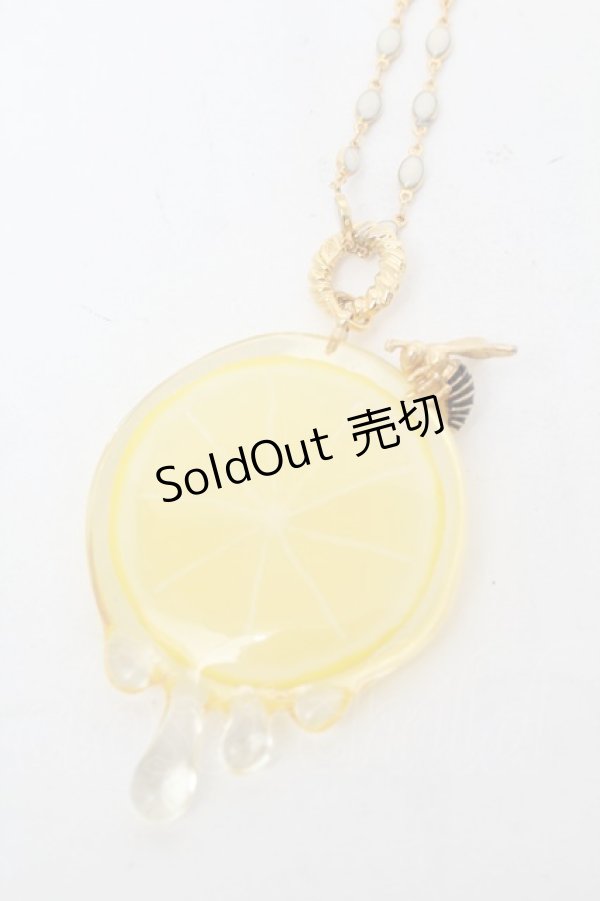 画像1: Q-pot. / ハチトミツトレモンネックレス   S-26-01-17-002-QP-AC-AS-ZS (1)