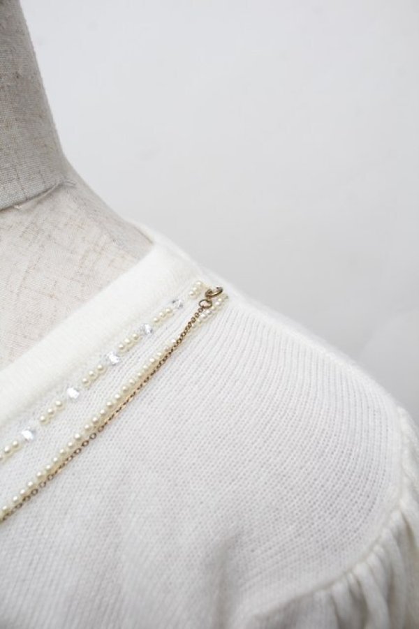 画像4: LODISPOTTO / ビジュートップス  白 S-26-01-17-016-LO-TO-AS-ZS (4)