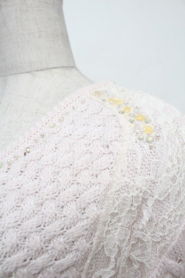 画像4: LODISPOTTO / パールニット  ピンク S-26-01-17-017-LO-TO-AS-ZS (4)