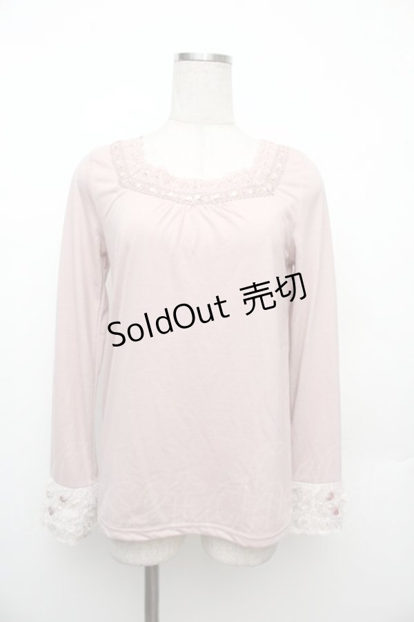 画像1: axes femme / インナーカットソー  ピンク S-26-01-17-020-AX-TO-HR-ZS (1)