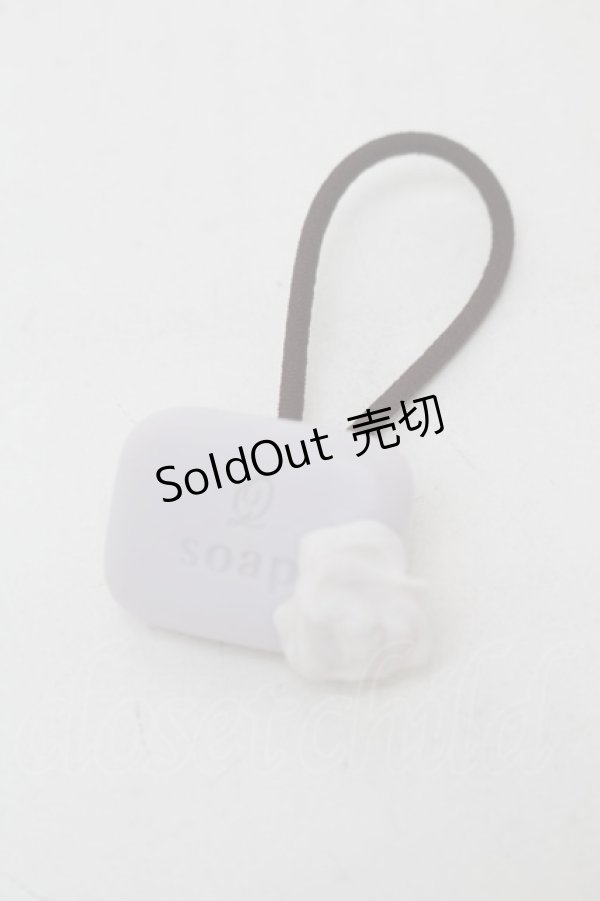 画像1: Q-pot. / クリーミーソープヘアゴム  ラベンダー S-26-01-17-003-QP-AC-AS-ZS (1)