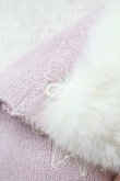 画像4: axes femme kawaii / ファーティペットニットカーデ  ピンク S-26-01-17-024-AX-TO-HR-ZS (4)
