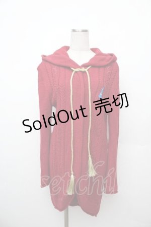 画像: Secret Honey / 弟子パーカー  赤 S-26-01-17-030-CA-TO-HR-ZS