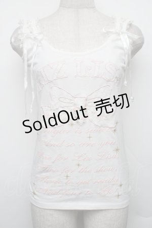 画像: LIZ LISA / /リボンレースタンクトップ  白 S-26-01-18-001-LO-TO-AS-ZS