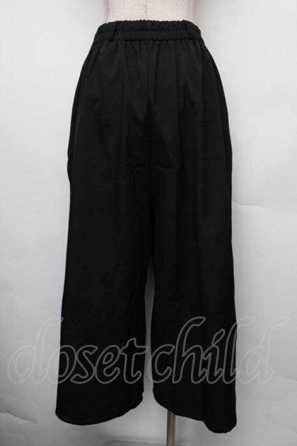 画像2: NieR Clothing / 裏起毛サイドZIPパンツ  黒 S-26-01-18-044-PU-PA-AS-ZS (2)