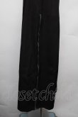 画像3: NieR Clothing / 裏起毛サイドZIPパンツ  黒 S-26-01-18-044-PU-PA-AS-ZS (3)