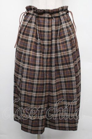 画像: Jane Marple / Tartan checkドレススカート  ブルー×アイボリー×ブラック S-26-01-18-045-JM-SK-HR-ZS