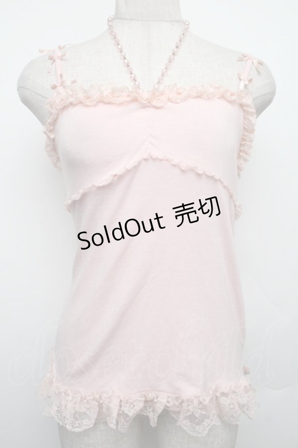 画像1: LIZ LISA / /キャミソール  ピンク S-26-01-18-005-LO-TO-AS-ZS (1)