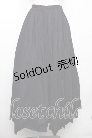 画像: ATELIER BOZ / マリアンデールロングスカート  黒 S-26-01-18-052-EL-CO-HR-ZS