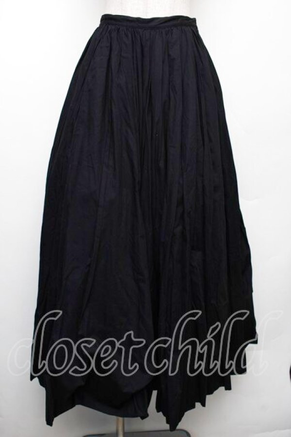 画像1: ATELIER BOZ / マリアンデールロングスカート  黒 S-26-01-18-052-EL-CO-HR-ZS (1)