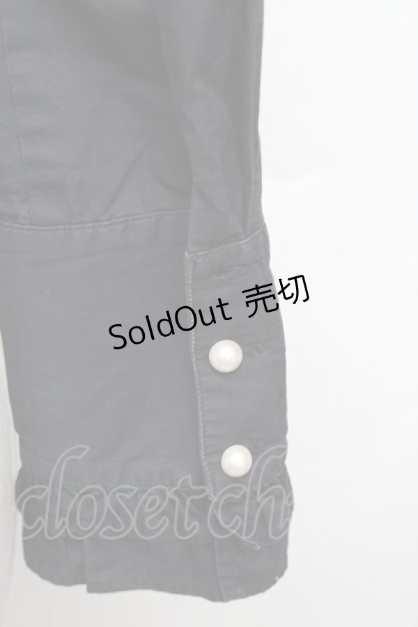 画像3: ALICE and the PIRATES / アンソニーブラウス  黒 S-26-01-18-055-PA-BL-AS-ZS (3)